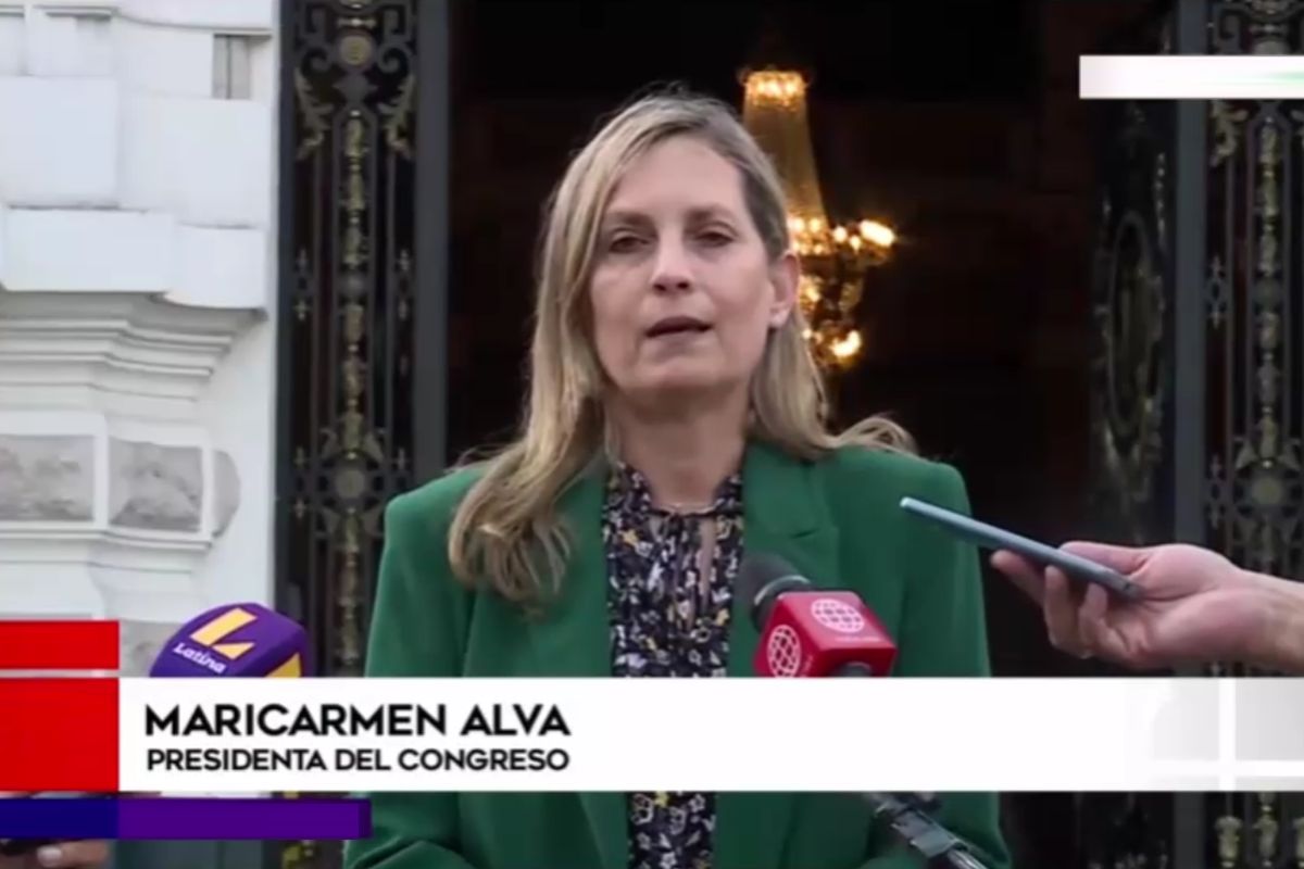 María del Carmen Alva espera reunirse con Pedro Castillo esta tarde. | Imagen: América TV