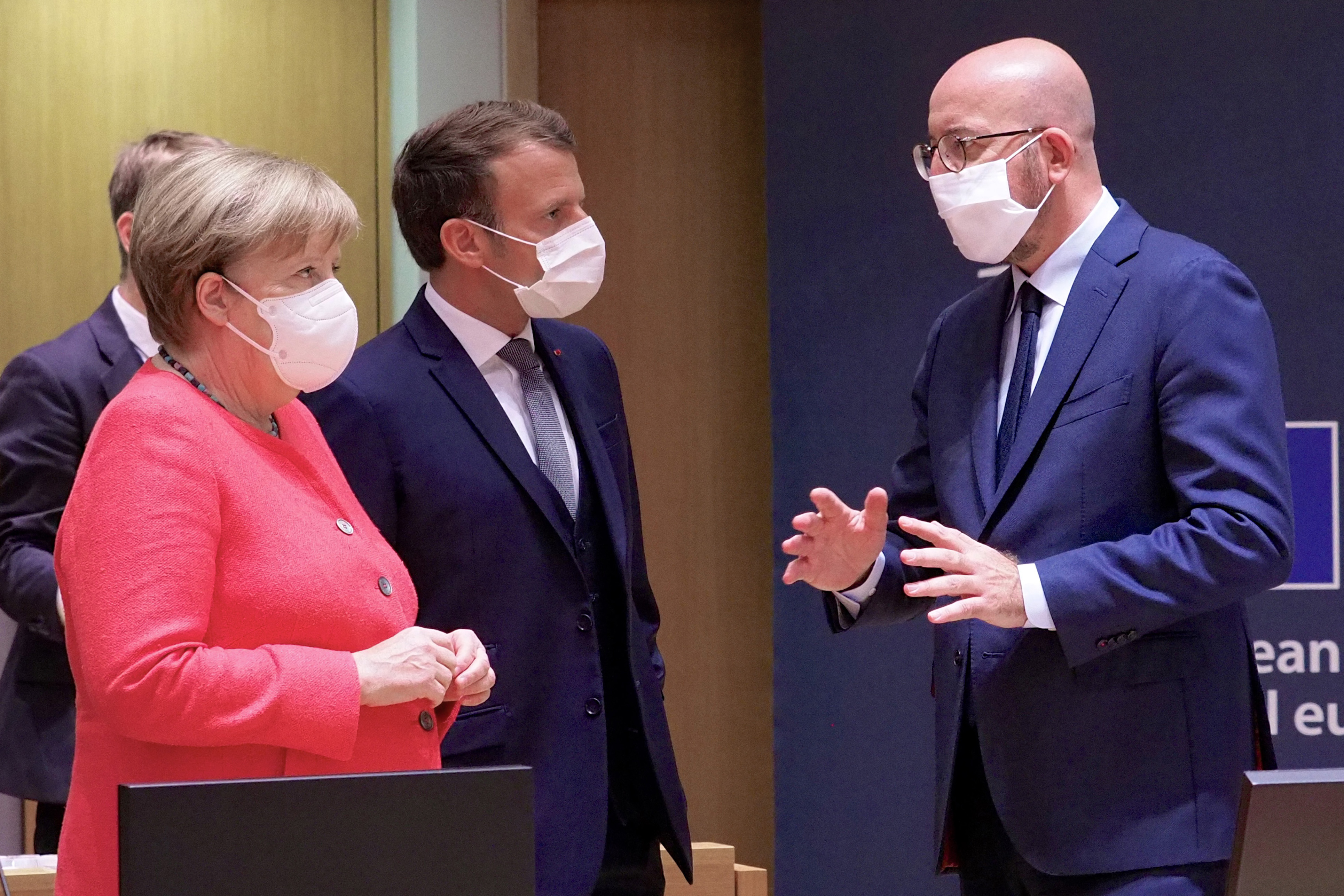 Angela Merkel, Emmanuel Macron y Charles Michel condenaron los ataques en Viena (Chr.Dogas/European Council /dpa)
