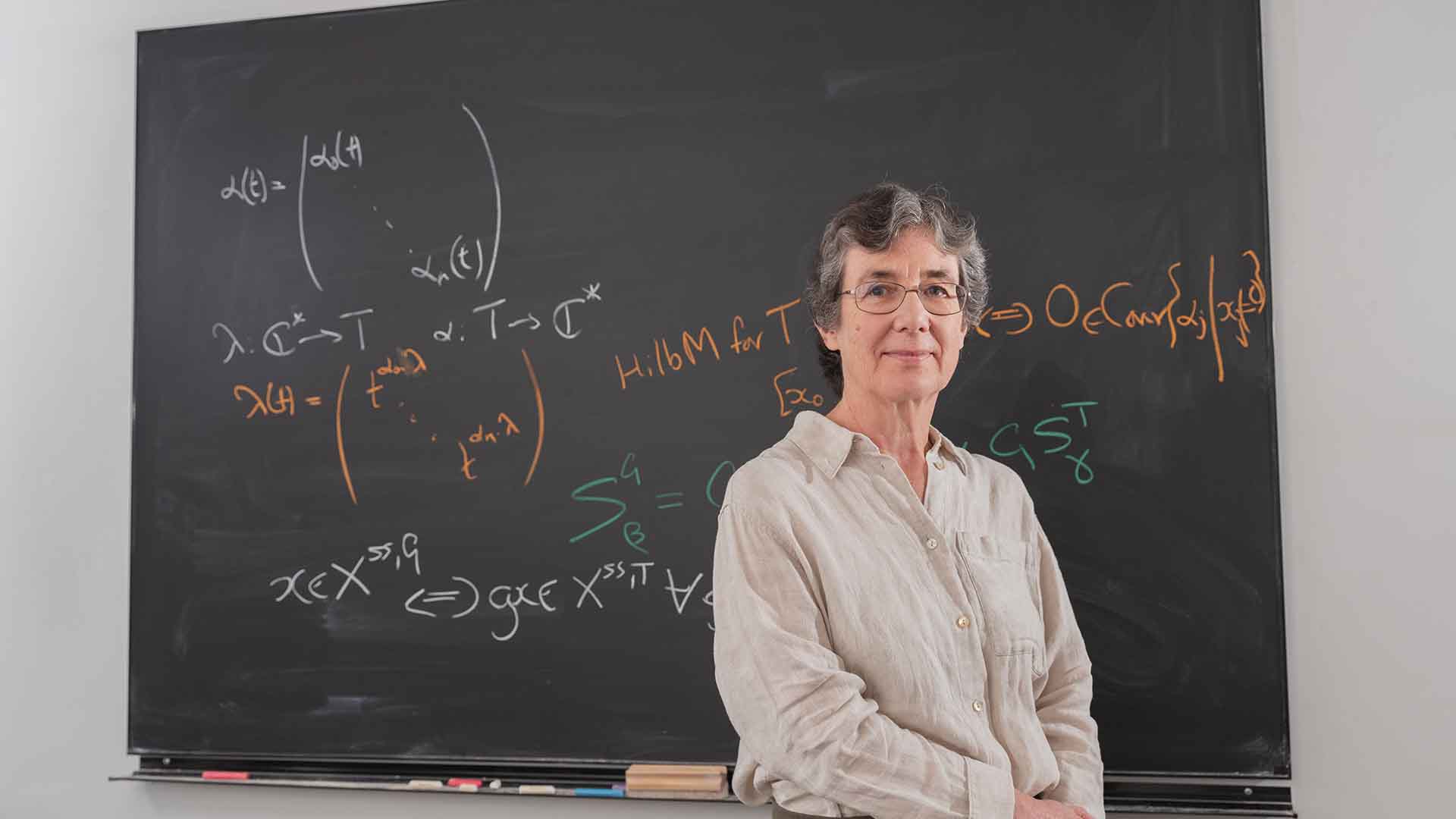 La doctora en Matemática Frances Kirwan es profesora Saviliana de Geometría en la Universidad de Oxford (foto: Programa L'Oréal-UNESCO For Women in Science)

