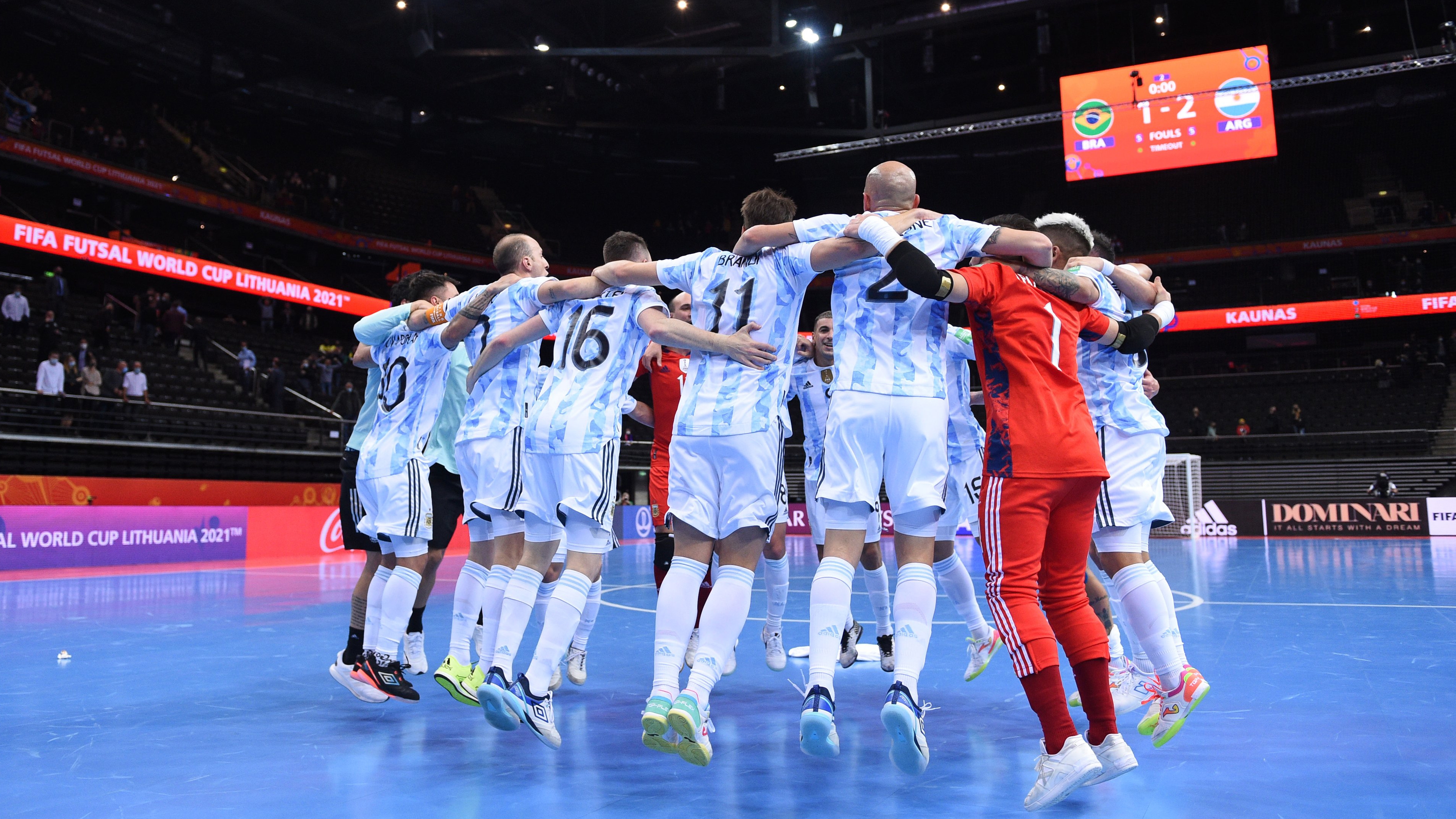 Seminifinal Futsal: Argentina vs Brasil (Twitter: @Argentina)