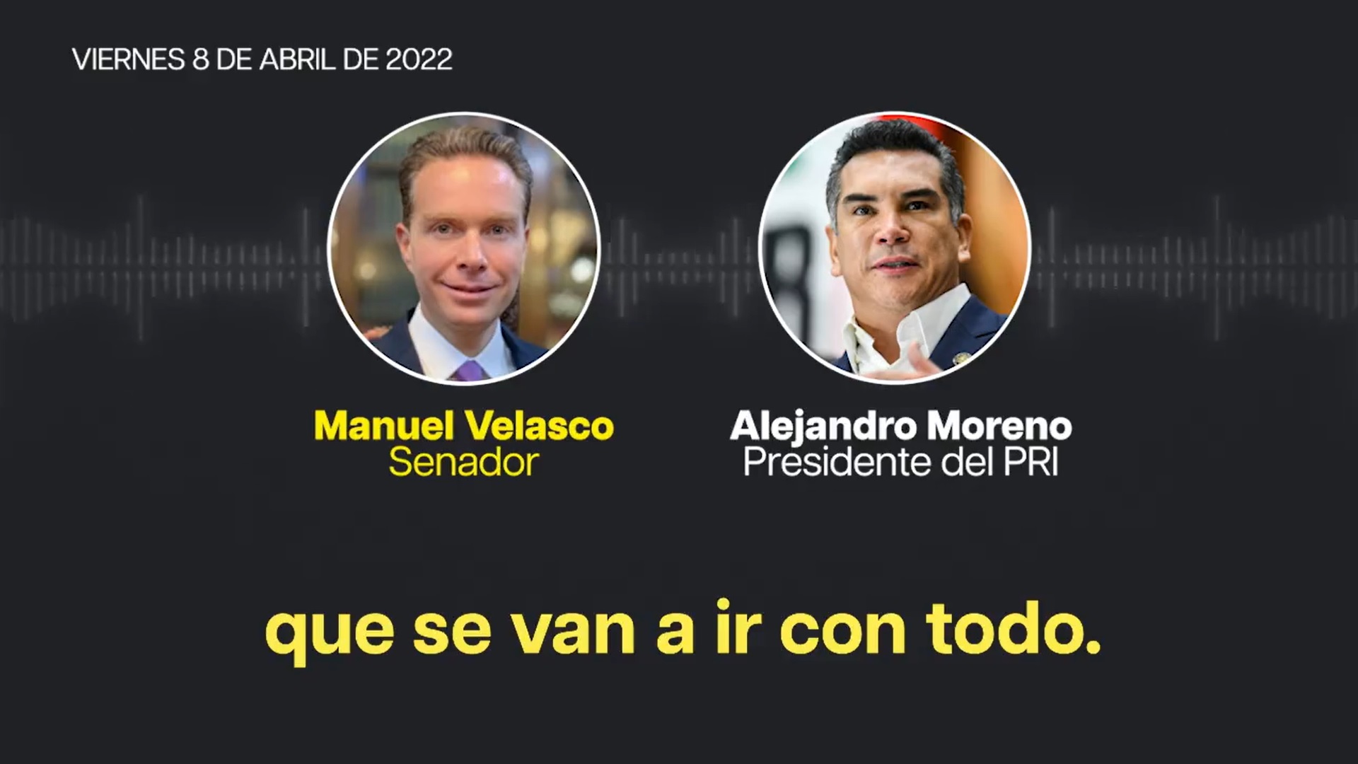 En la llamada, el senador previno a Alejandro moreno de supuestas amenzasas por parte de AMLO y Adán Augusto López (Foto: Captura de pantalla)