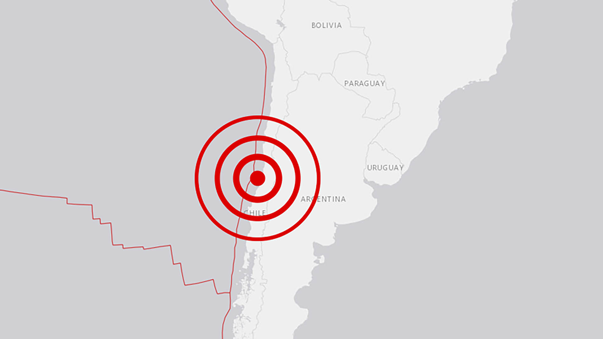 Un terremoto de magnitud 7,3 sacudió el noreste de Chile