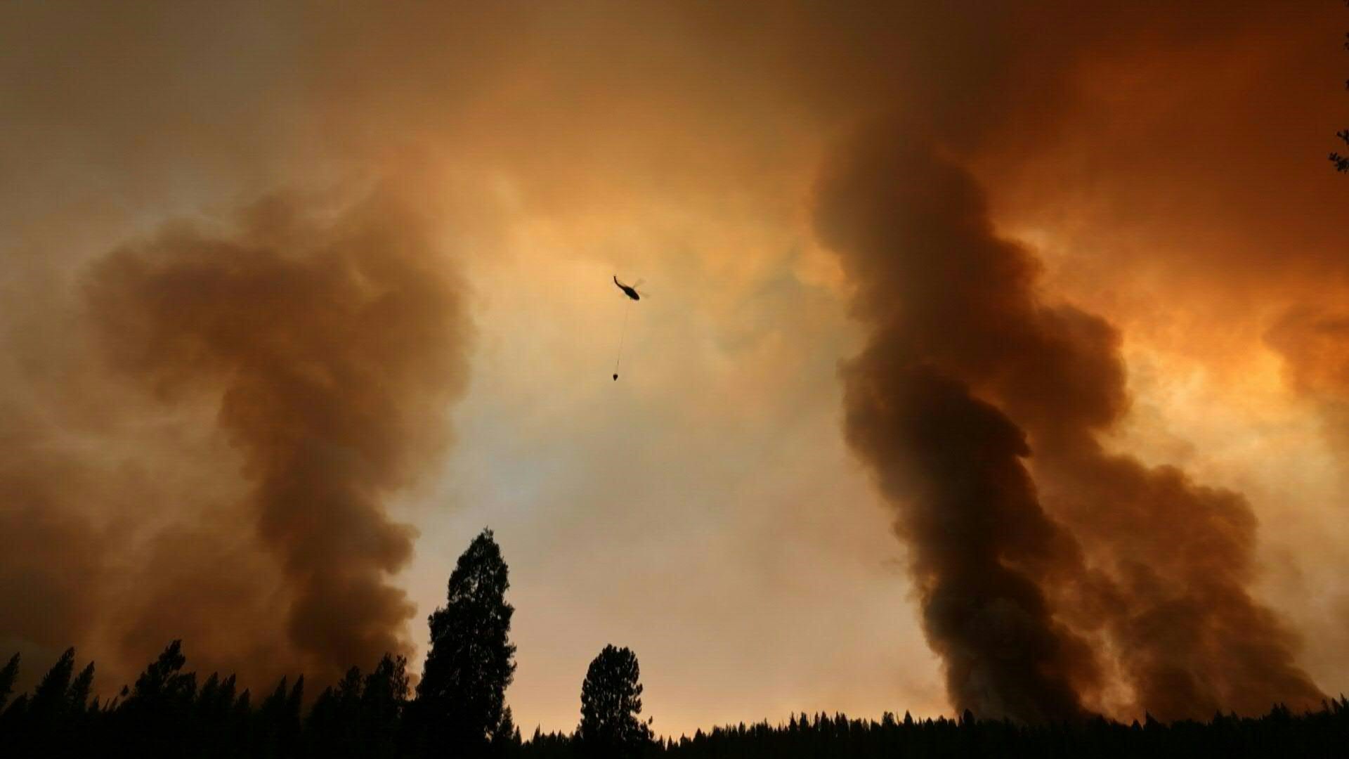 Un feroz incendio forestal en California se expandió durante la madrugada del domingo, quemando varios miles de hectáreas y obligando a realizar evacuaciones, mientras millones de estadounidenses padecen un calor abrasador que bate récords y se espera que se intensifique.