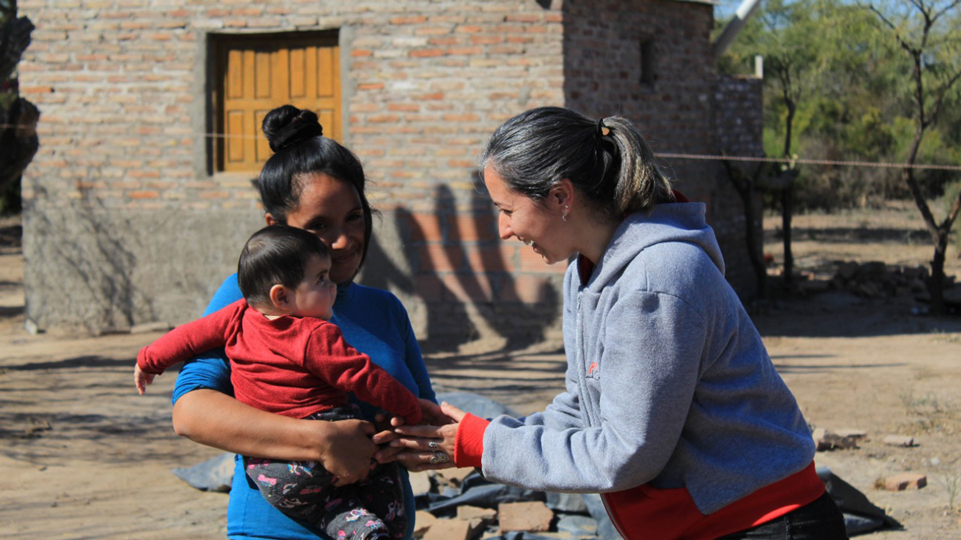 A partir del programa Desarrollo Infantil en Familia se acompaña a madres y niños