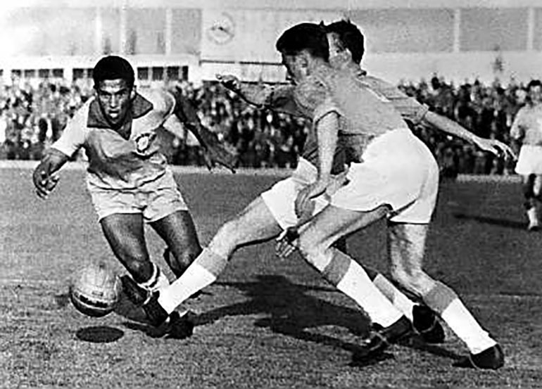Garrincha en el mundial de Chile 1962