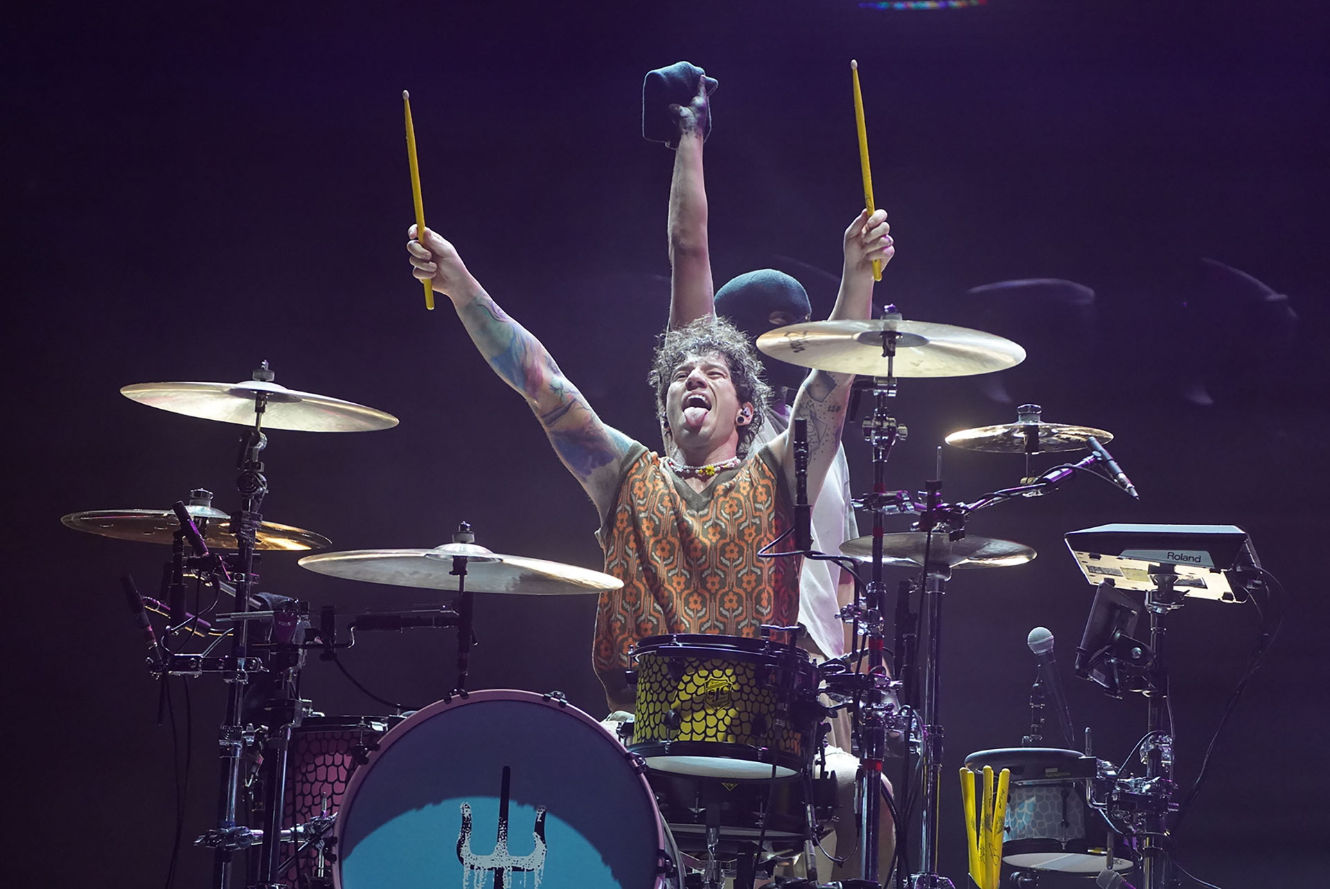 Drummer Josh Dun, the base of the duo that emerged in Ohio