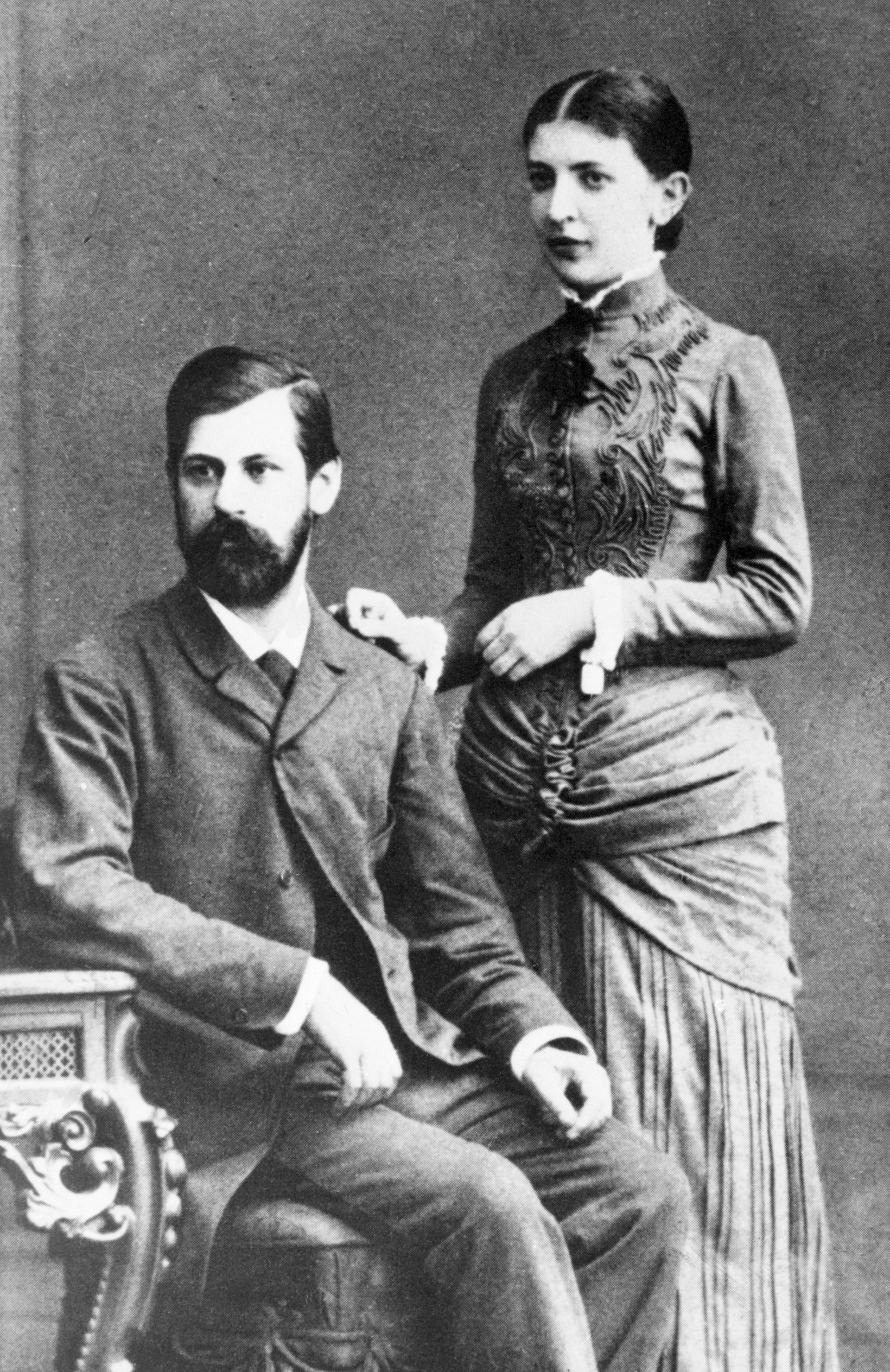 Sigmund Freud en una foto antes de casarse con Martha Bernays, en Berlín. Con ella tuvo seis hijos. Y a los 40 años decidió ser casto, y no tuvieron sexo nunca más (Getty)