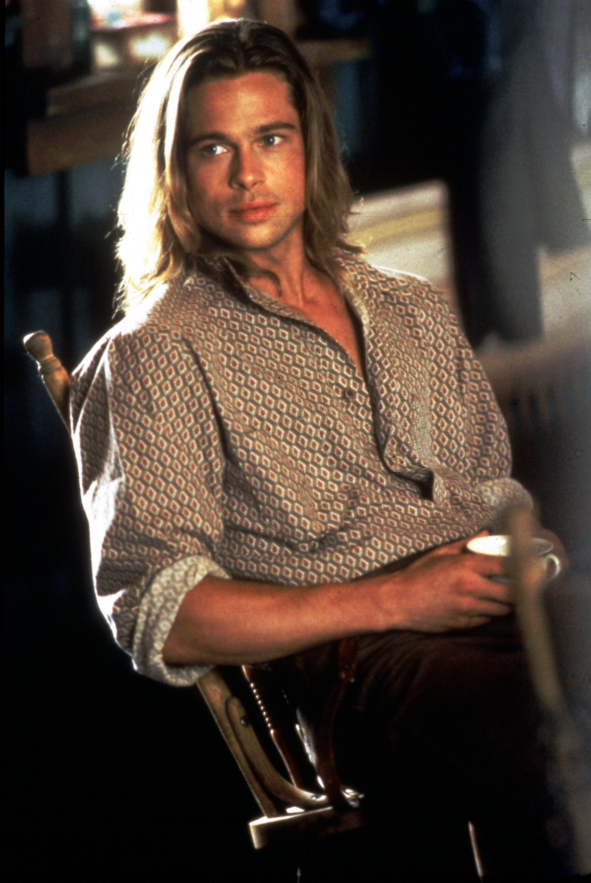 Brad Pitt tenía 31 años cuando filmó Leyendas de pasión (Photo by Liaison)