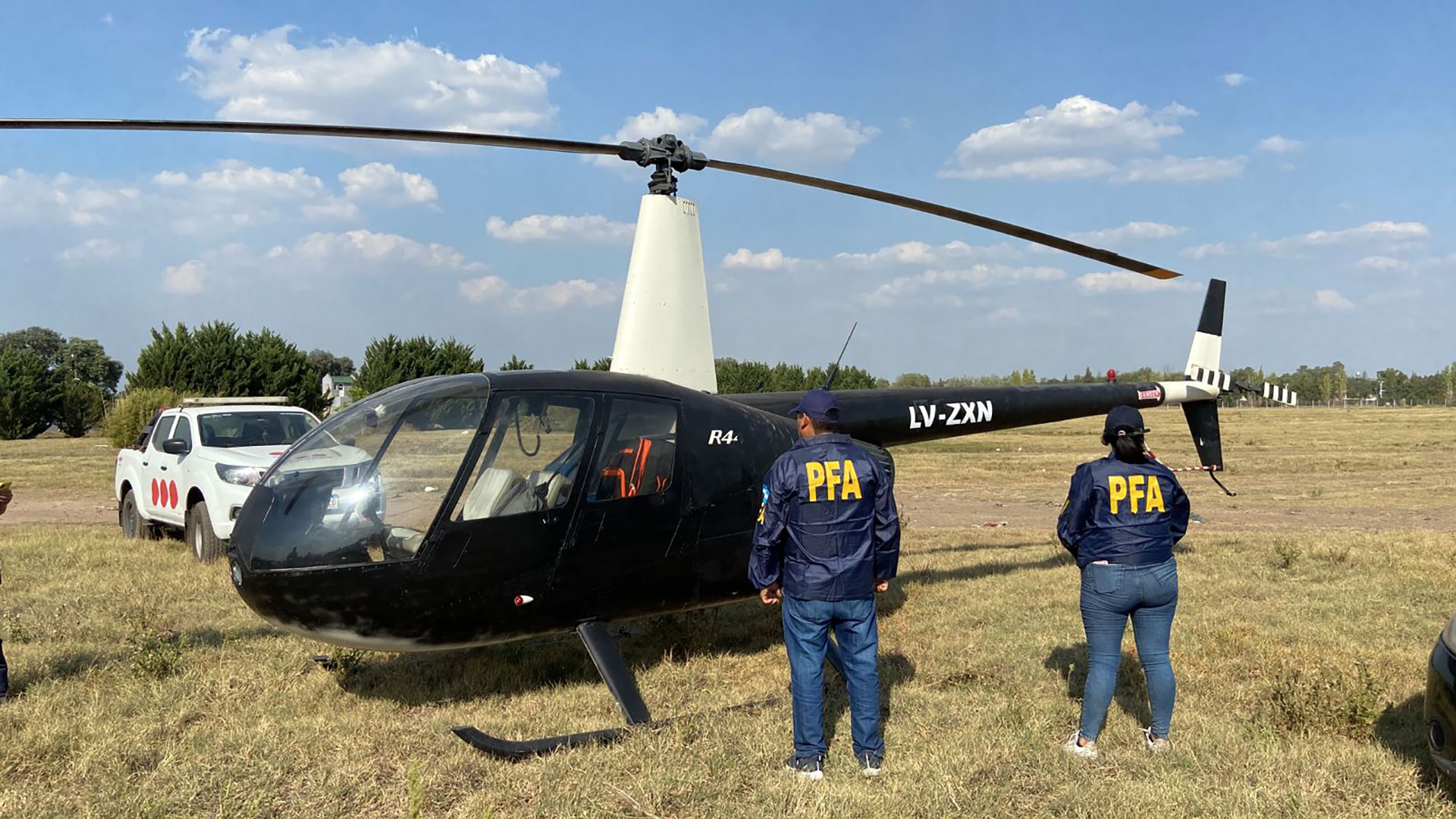 El helicóptero secuestrado había sido comprado en el extranjero