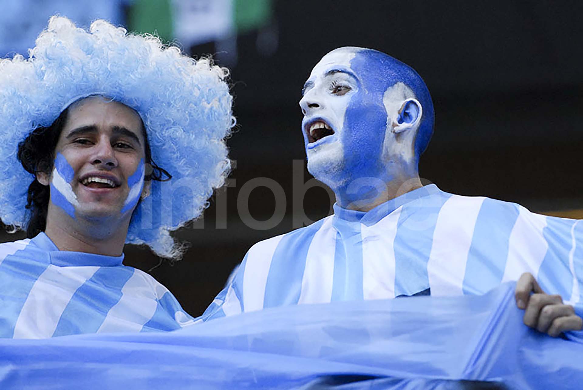 Hinchas argentinos en el Mundial de Fútbol Rusia 2018 (Foto: Mauro Alfieri)