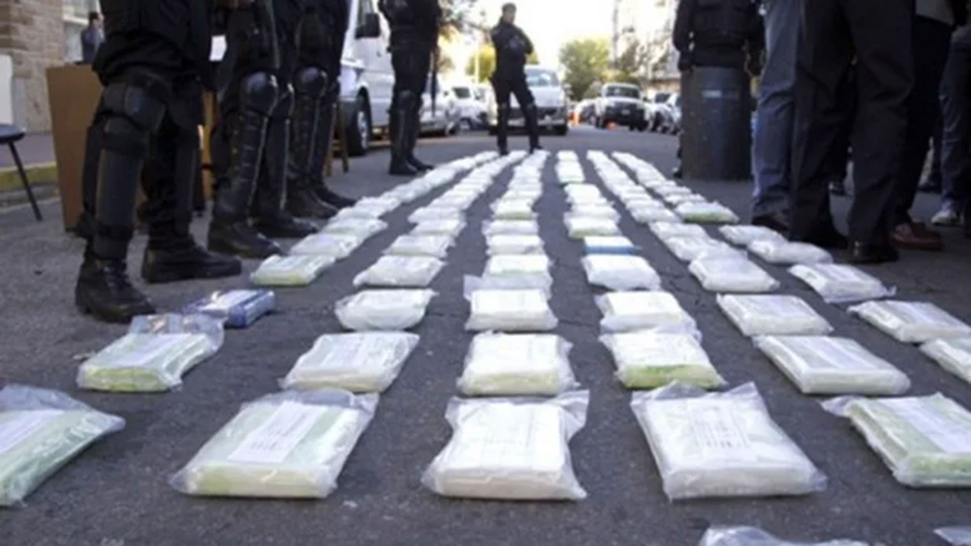 La cocaína de uno de los operativo cuestionados, en 2013
