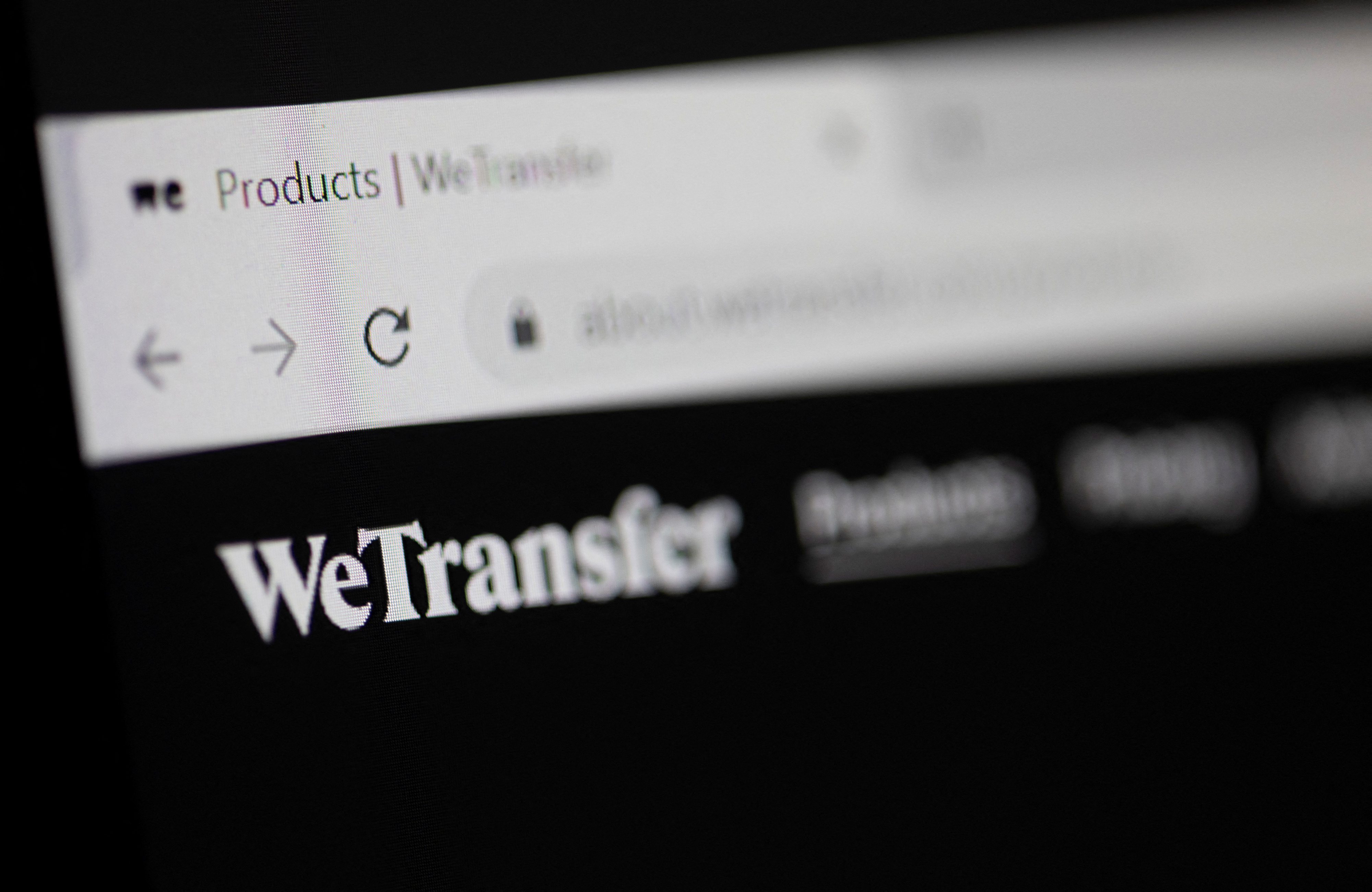 WeTransfer. (foto: REUTERS/Dado Ruvic)