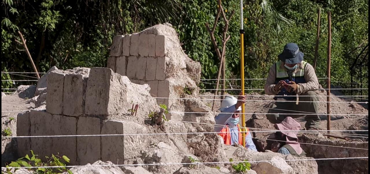 Excavaciones arqueológicas en zona del Tren Maya.Foto: INAH TV