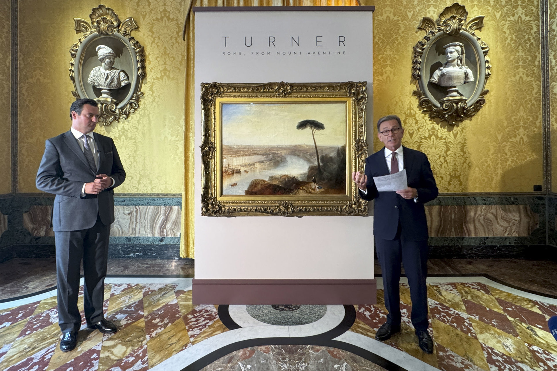 Una obra maestra de Turner vuelve a Roma casi 200 años después: bocetos en la ciudad, huellas del pintor en la tela y un precio que podría batir récords