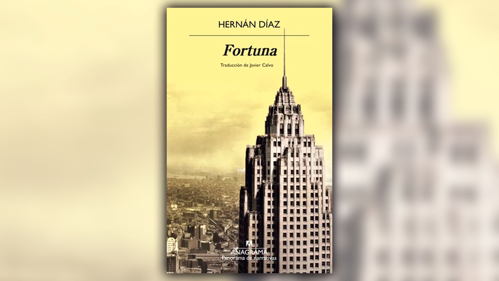 Díaz worked for five years on his second and award-winning novel "Fortuna"which was published by Anagrama in Spanish.