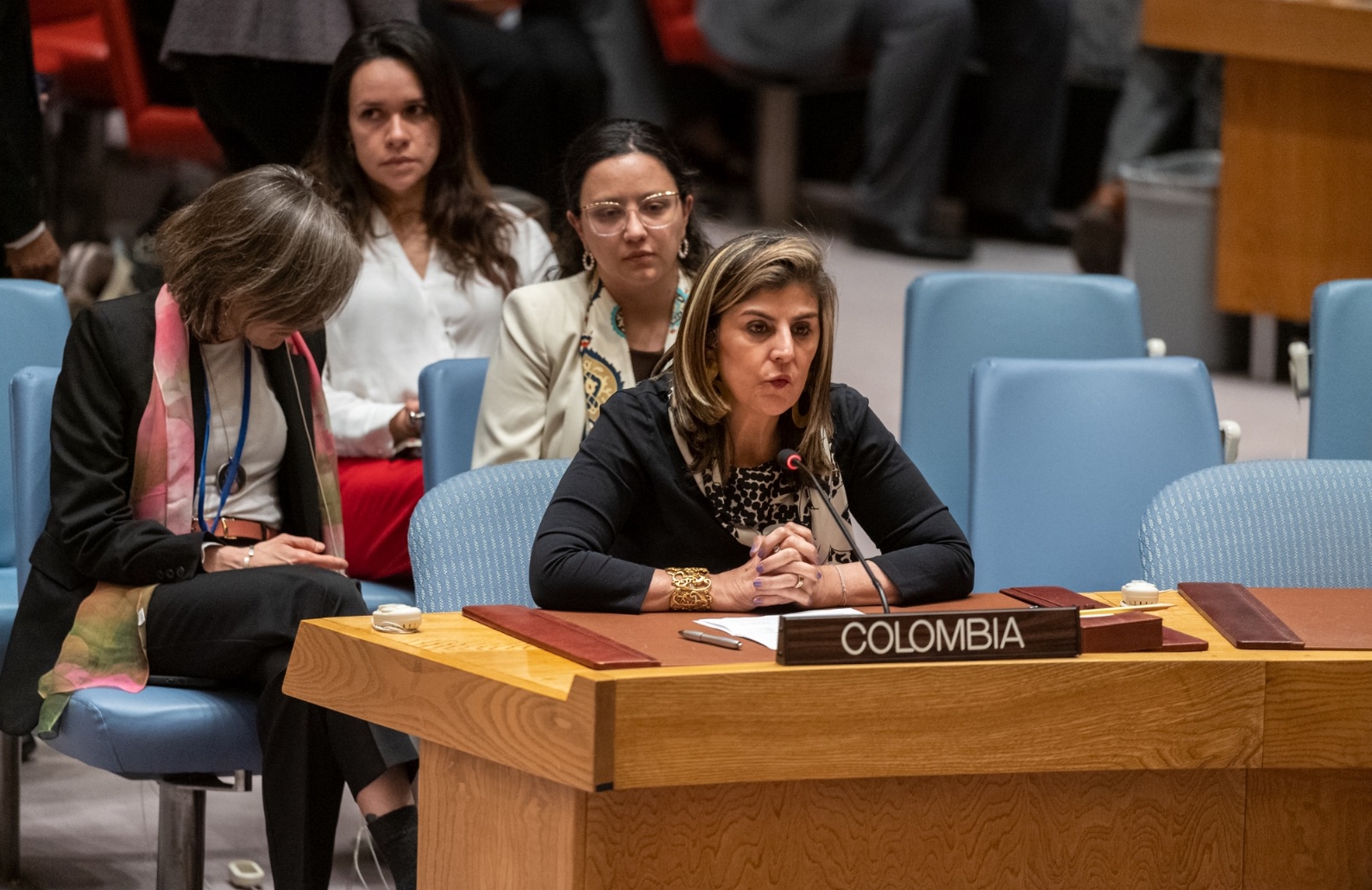 La Viceministra de Asuntos Multilaterales, Laura Gil, participó en el debate abierto del Consejo de Seguridad de Naciones Unidas, relativo al 25º aniversario de la Resolución 1325 del 2000 sobre "Las mujeres, la paz y la seguridad”