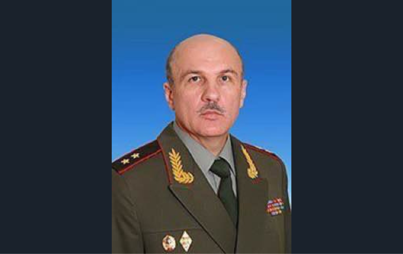 El coronel del ejército ruso, Oleg Makarevich Leontiyovych, que está a cargo de las tropas de ocupación en Kakhovka y que según la agencia Molfar sería el responsable de la voladura de la represa.
