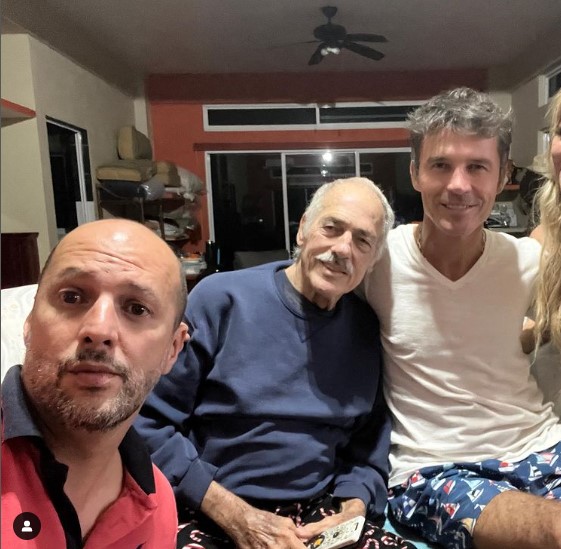 Despite the most recent statements by Andrés García, his son showed that he was aware of the health of the Mexican film actor (Photo: Instagram@leonaerdogarciaof)