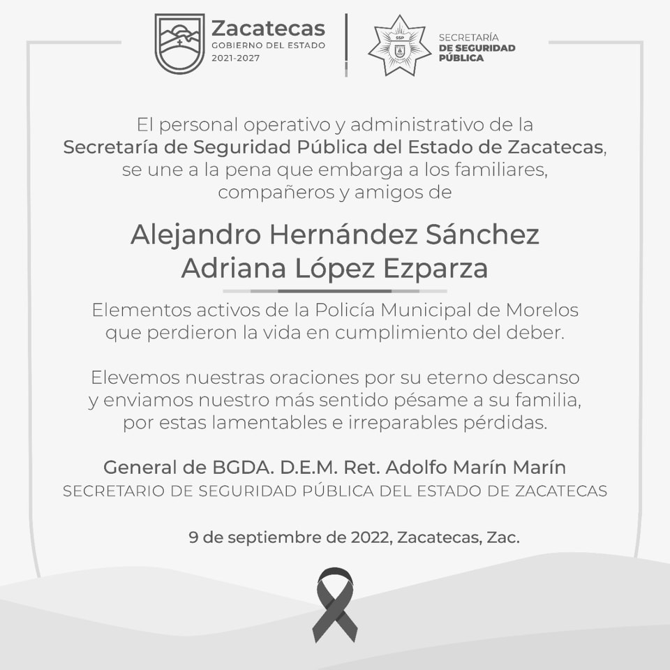 POLICIA - Asesinan a policía en Zacatecas TZ7HSXXDIFCJJN5T2ZUKBFLHXE
