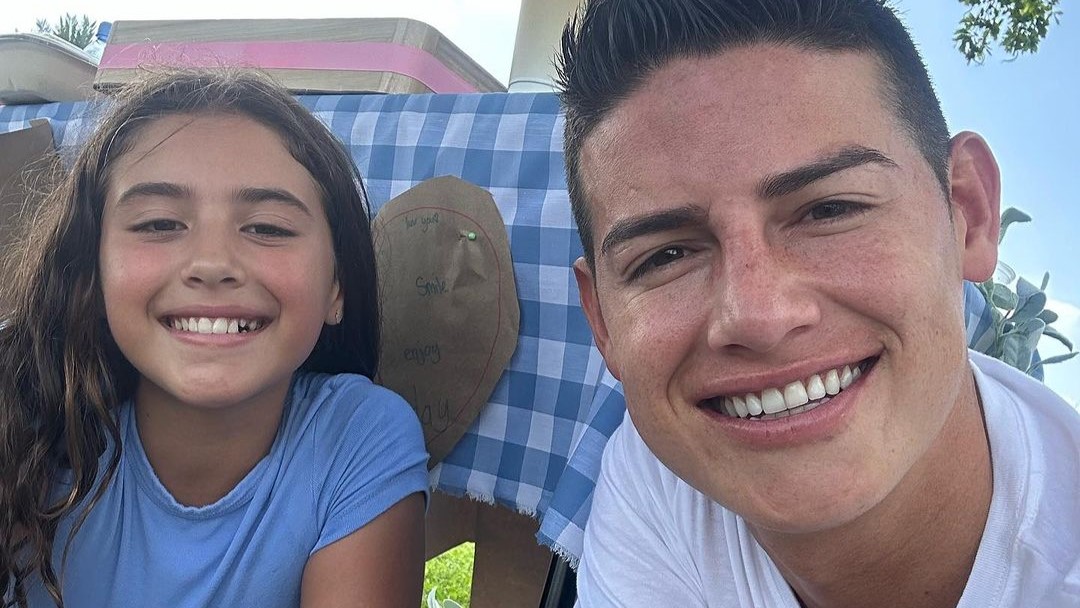 James Rodríguez y Daniela Ospina celebraron el nuevo talento de su hija en Estados  Unidos - Infobae