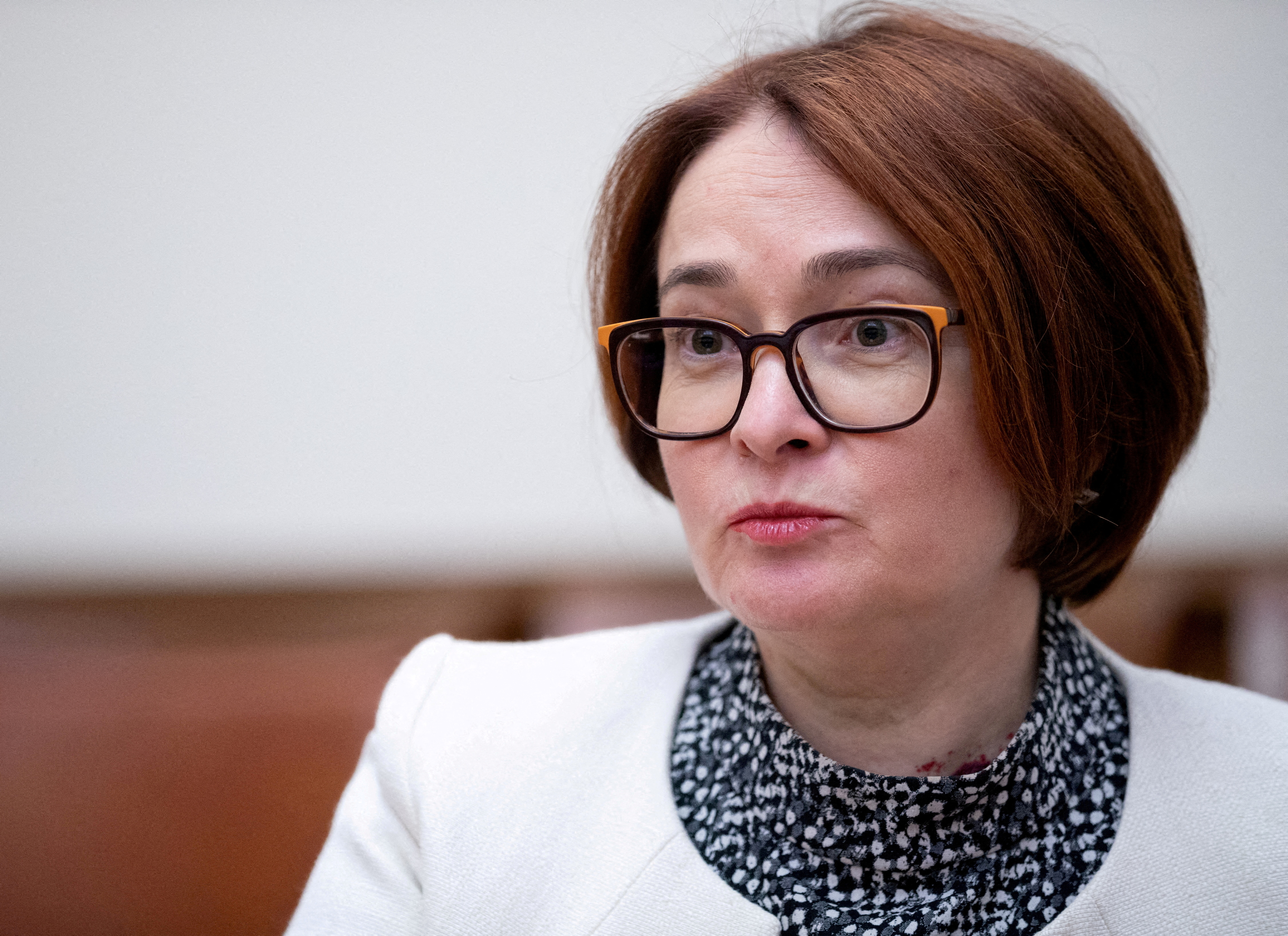 La jefa del Banco Central de Rusia Elvira Nabiullina (REUTERS/Evgenia Novozhenina//archivo)