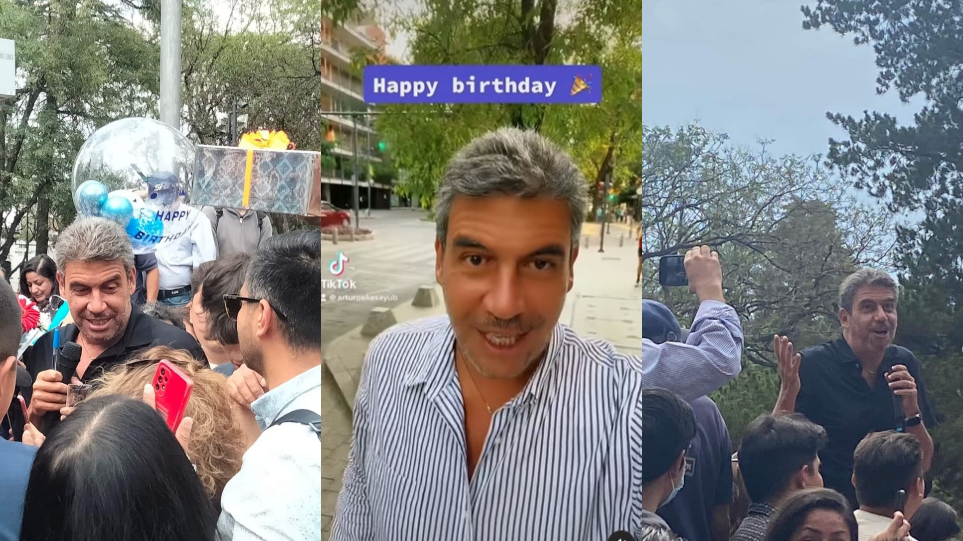 Arturo Elías Ayub festejó su cumpleaños 57 con tacos en Polanco pero sus invitados no bailaron