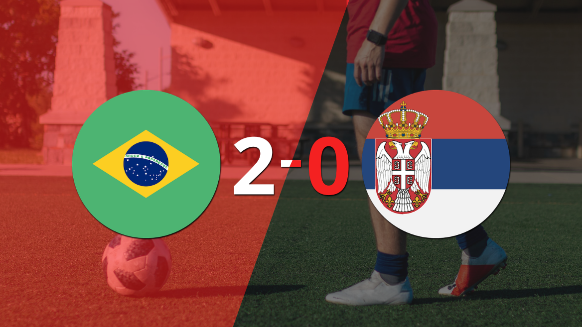 Qatar 2022: Brasil logró una victoria por 2 a 0 frente a Serbia