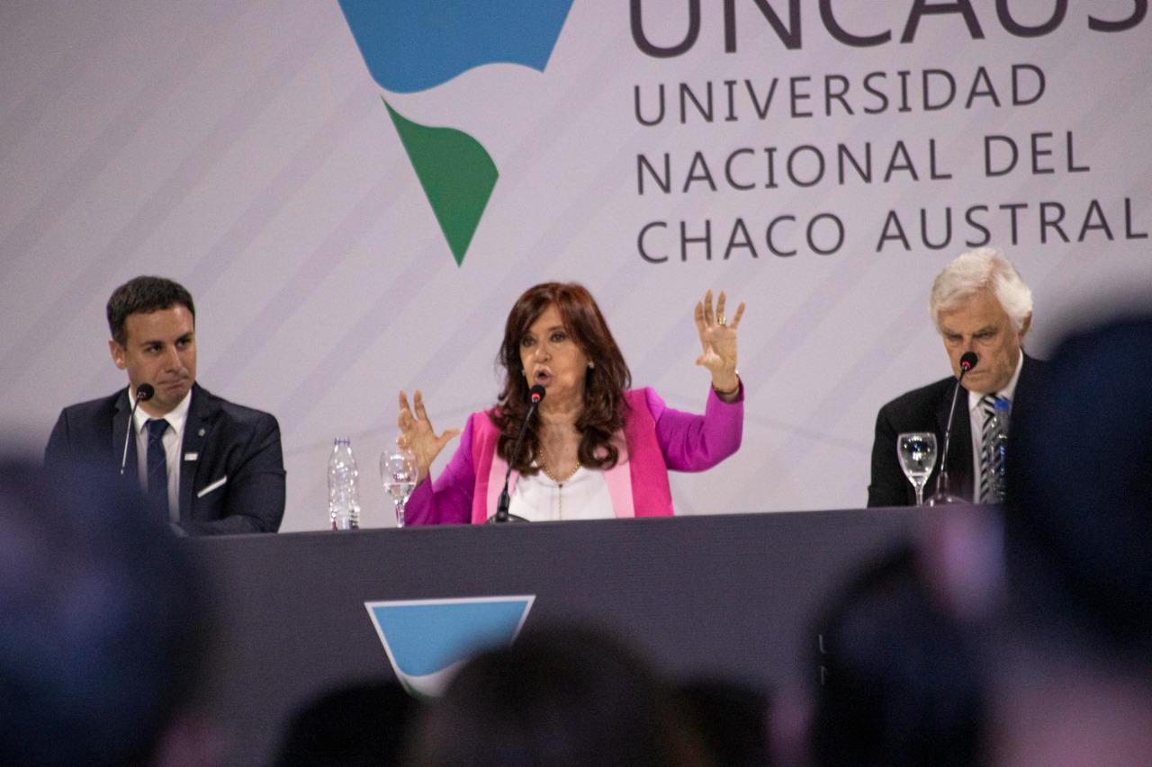 Cristina Kirchner y un discurso pronunciado en Chaco que impactó en el escenario político.
