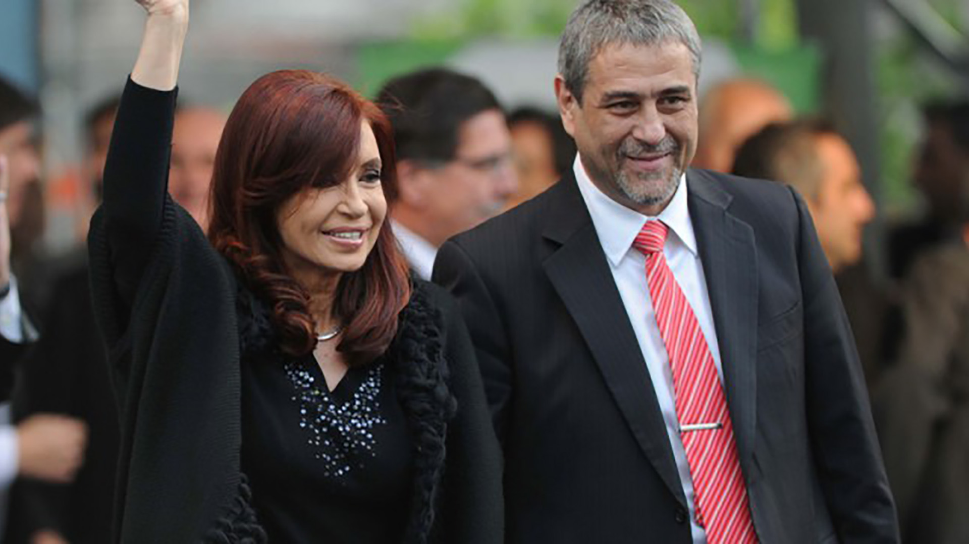 Jorge Ferraresi junto a Cristina Kirchner 