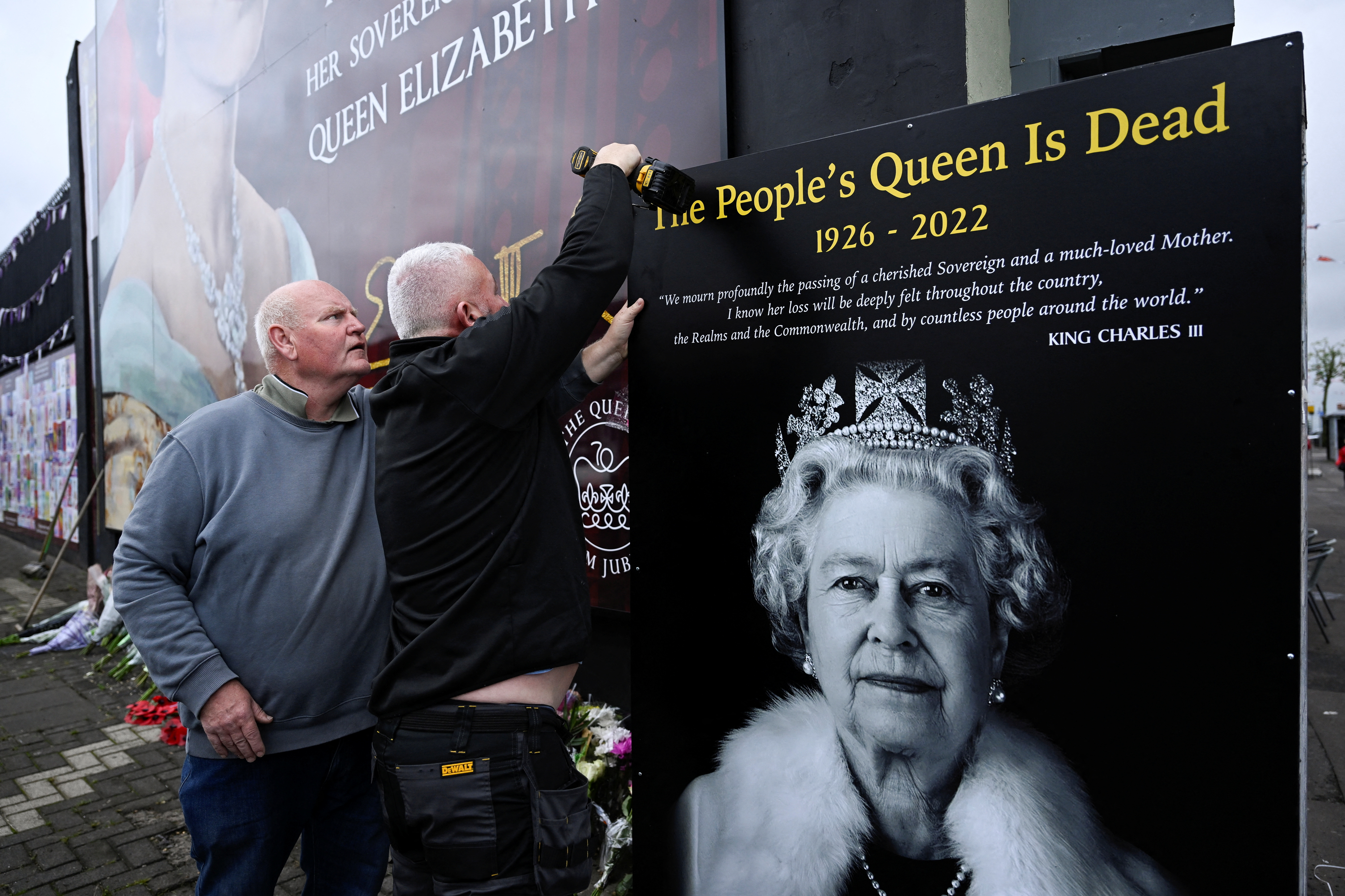 El Reino Unido despide a su monarca de 96 años: "La Reina de la gente" (REUTERS/Clodagh Kilcoyne)