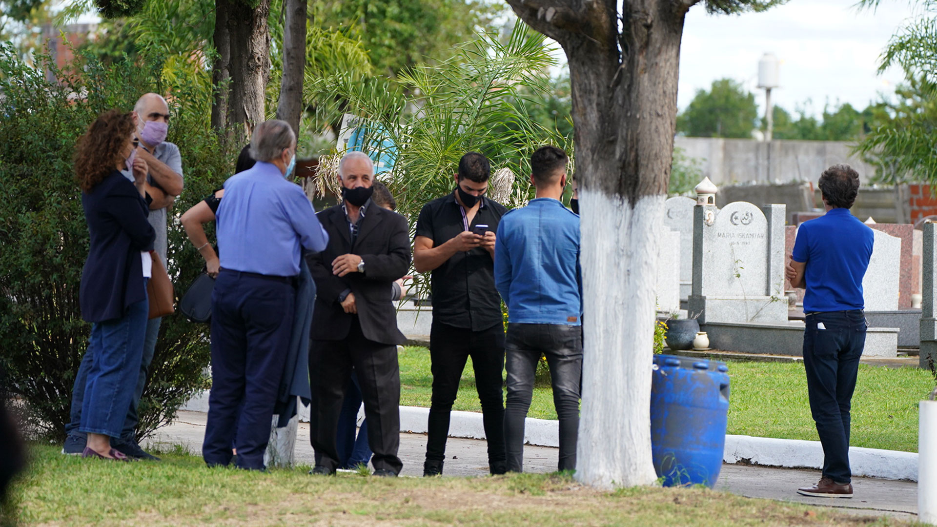 Los restos de Menem llegaron al cementerio pasadas las 16.40 de este lunes