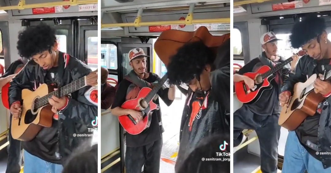 Un usuario de redes sociales compartió un video en el que se ve a dos jóvenes interpretando una canción de Luis Alberto Posada.  Crédito: @jorgepubliradio / Twitter
