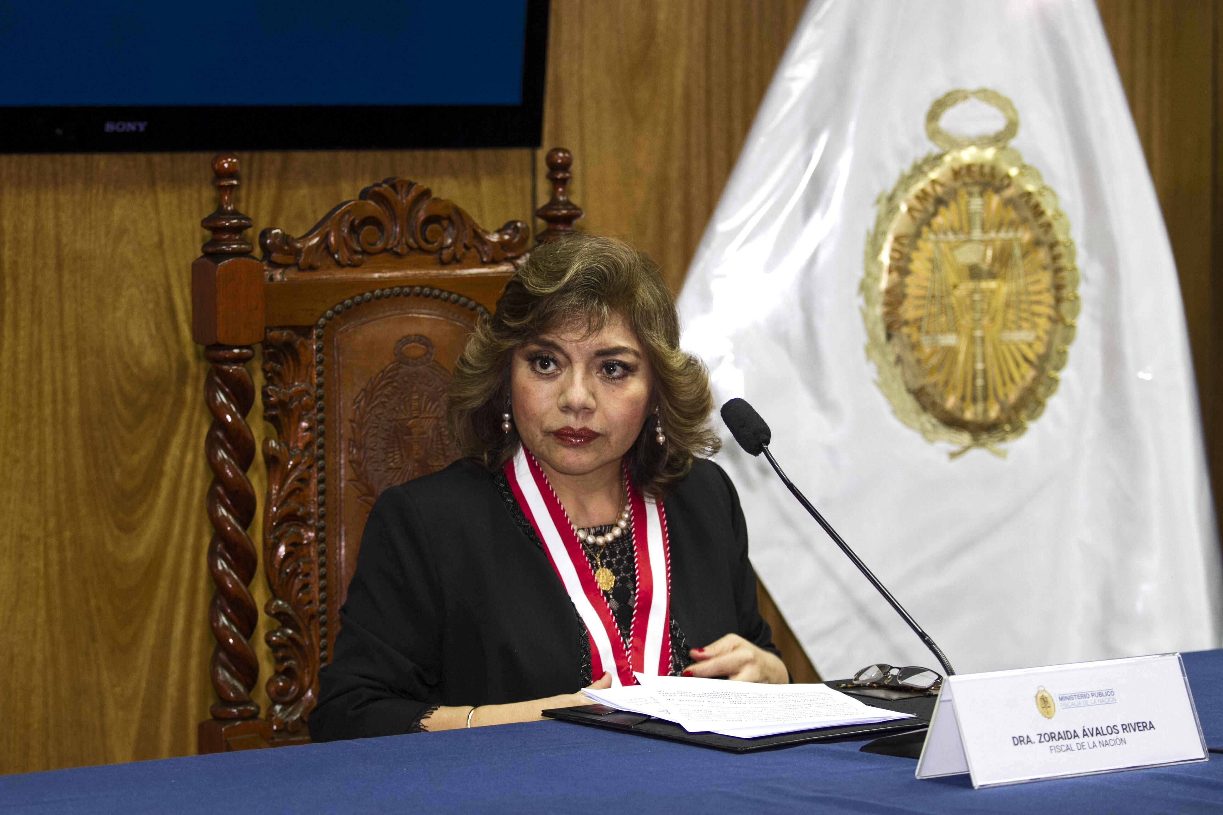 Zoraida Ávalos, fiscal general de Perú (EFE/Eduardo Cavero)
