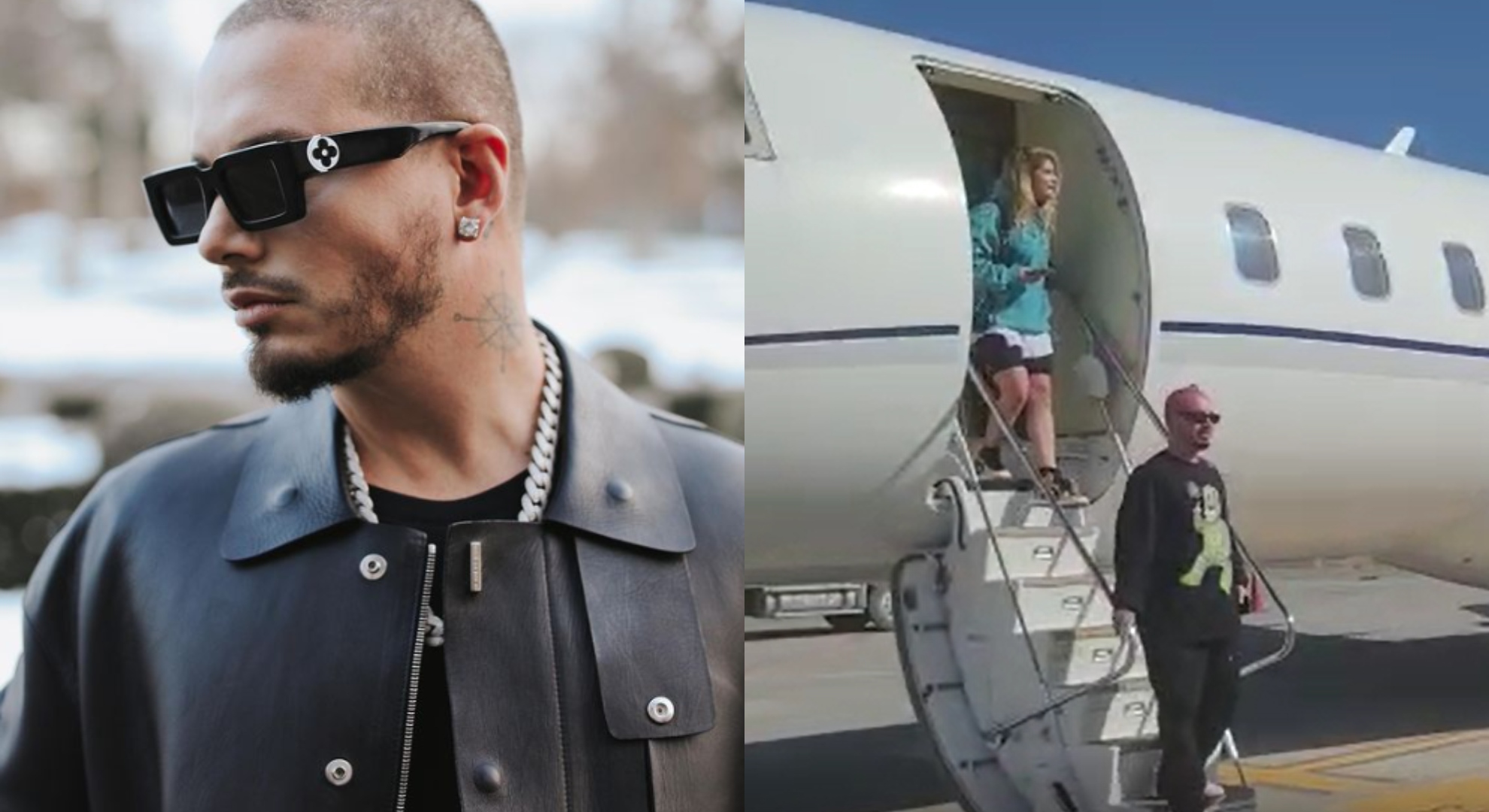 J Balvin llegó a Arequipa en su avión privado este domingo y está listo para su show