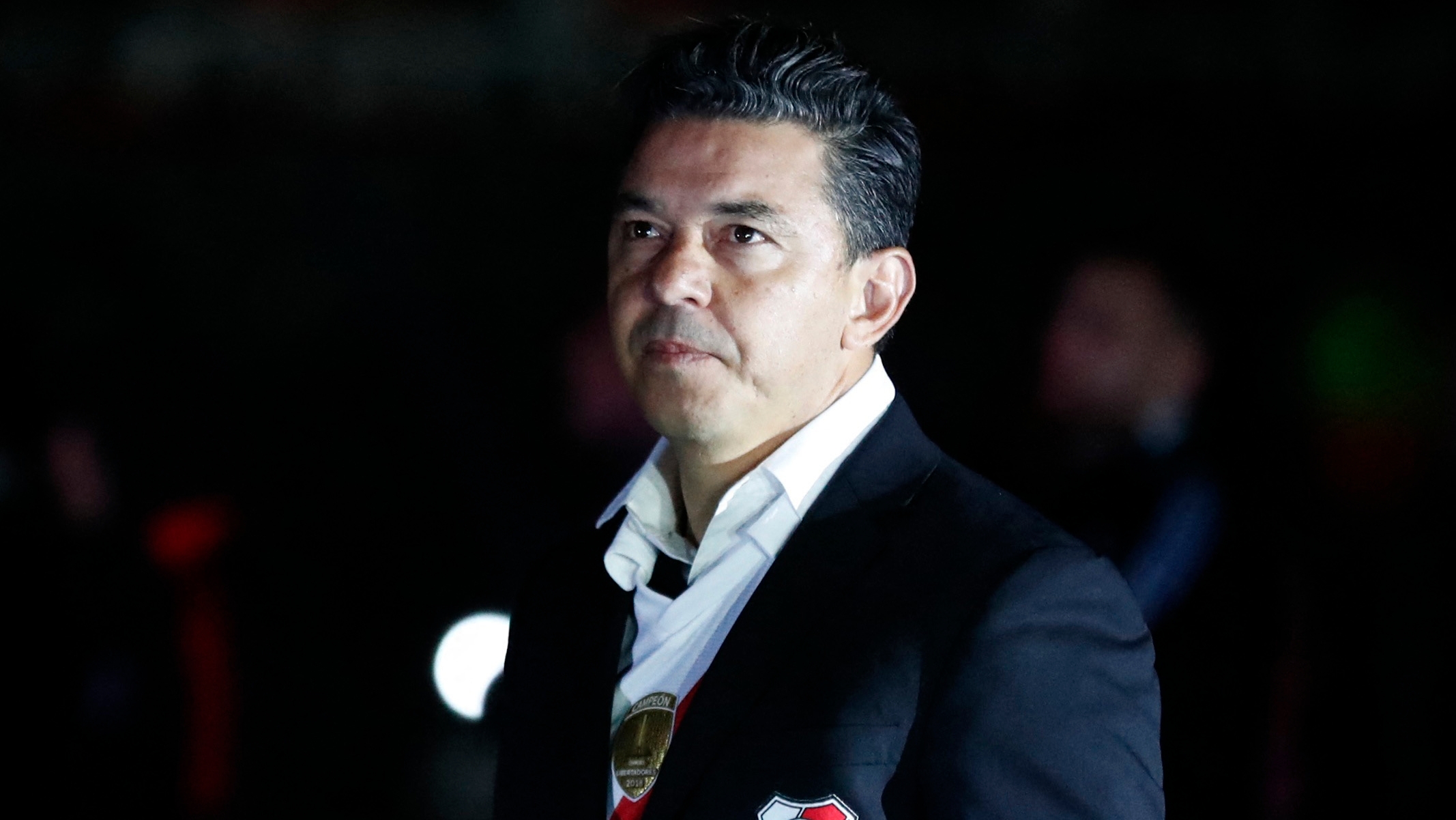 Soccer Football - Primera Division - River Plate v Rosario Central - Monumental Antonio Vespucio Liberti, Buenos Aires, Argentina - October 16, 2022 Marcelo Gallardo after his last match as River Plate coach REUTERS/Agustin Marcarian