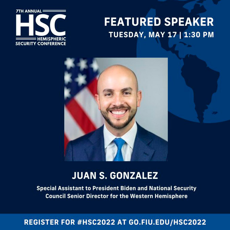 Juan S. González, Special Assistant to President Biden and Senior Director of the National Security Council for the Western Hemisphere
