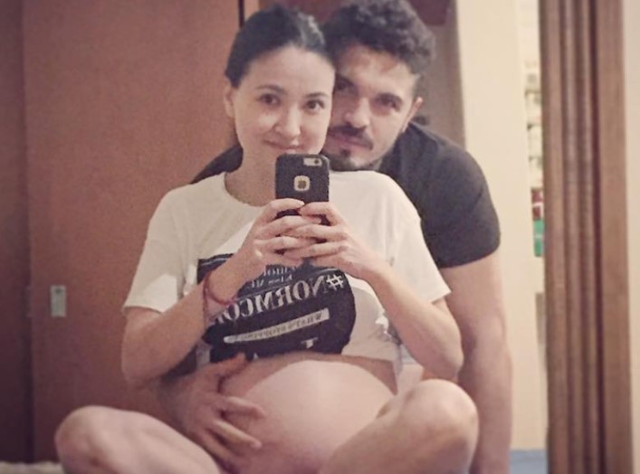 Hiromi y su esposo parecían muy ilusionados con la llegada de su primera hija (Foto: Instagram @marlahiromi)
