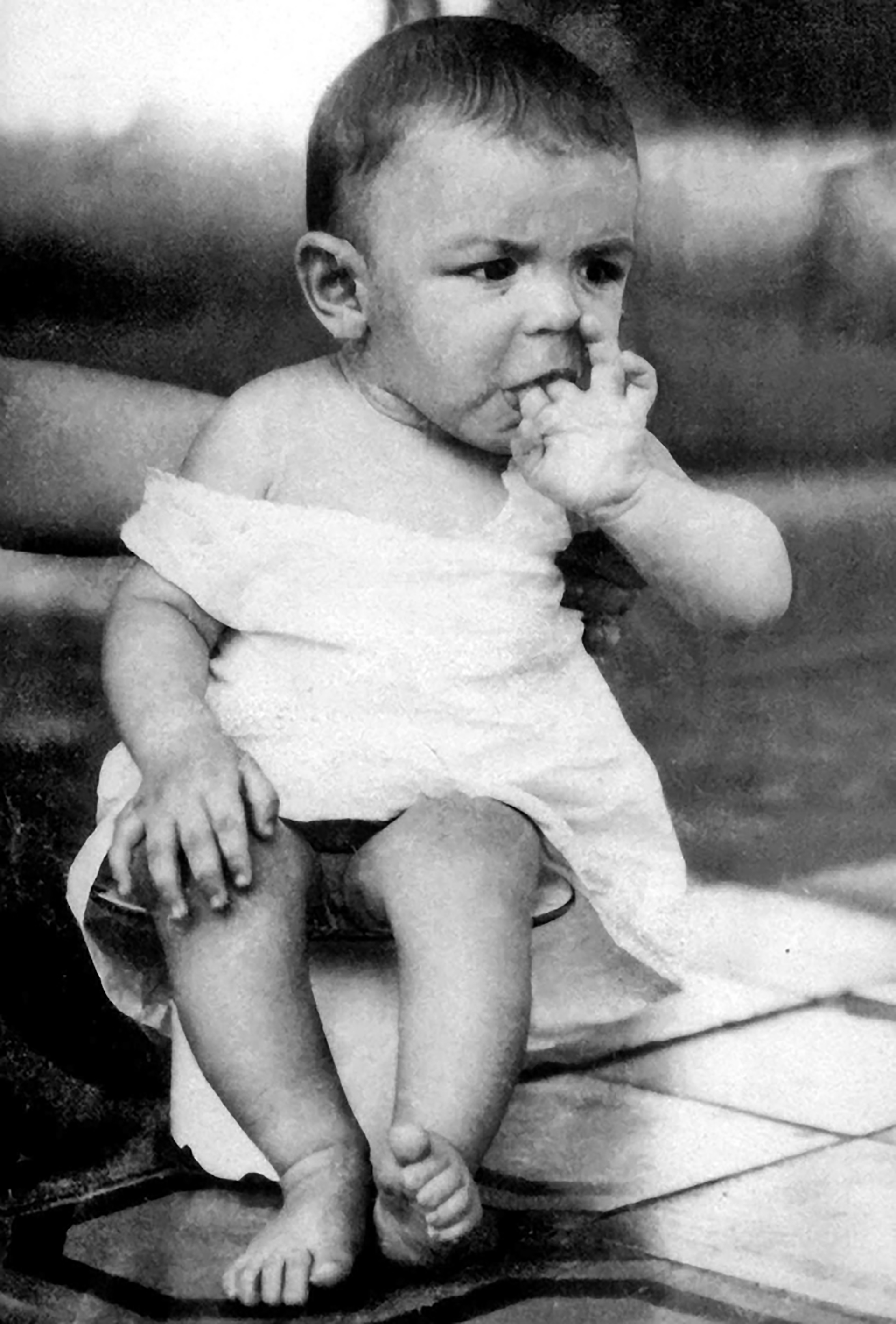 El Che, a poco de nacer en Rosario (Crédito: Gentileza Revista Barullo)