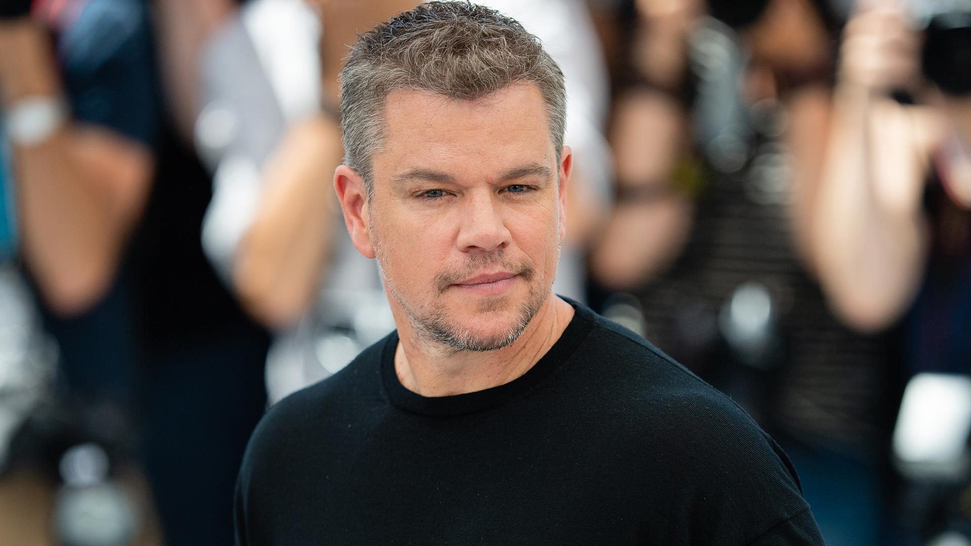 CANNES, FRANCE - JULY 09: Matt Damon attends "Stillwater" photocall during the 74th annual Cannes Film Festival on July 09, 2021 in Cannes, France. (Photo by Samir Hussein/WireImage)