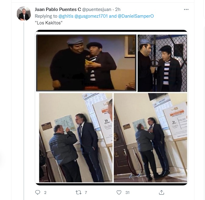 Estos son algunos memes que los tuiteros han publicado a razón de la foto de los dos políticos del Pacto Histórico.