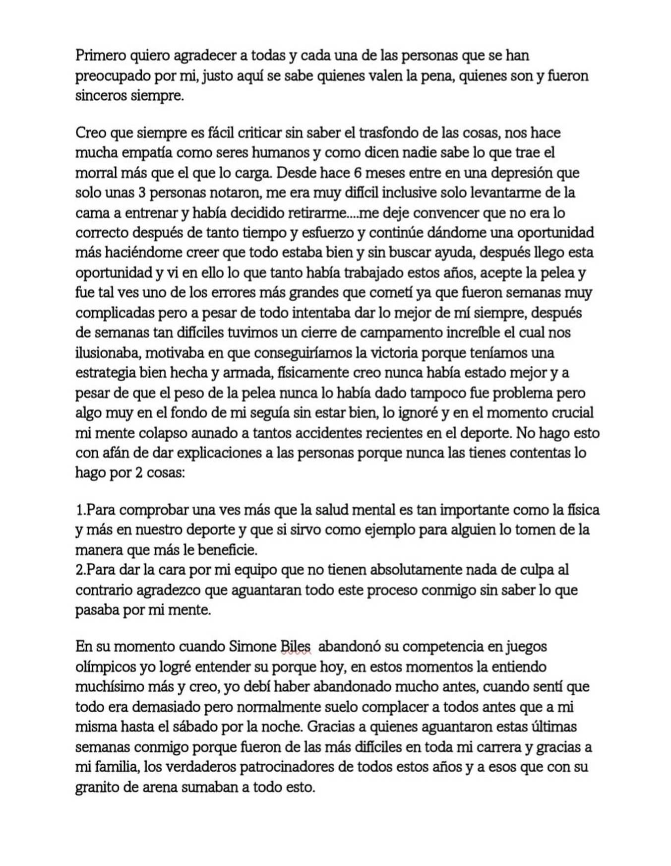 Alma Ibarra publicó una carta para anunciar su retiro del boxeo profesional (Foto: Facebook/ Alma Ibarra)
