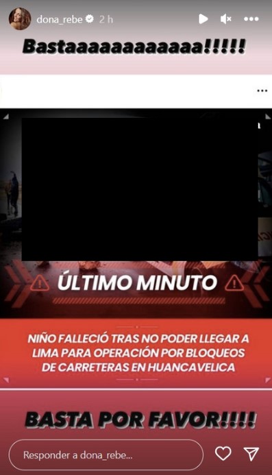 Rebeca Escribens Furiosa Con La Muerte De Menor Que No Llegó A Lima Por