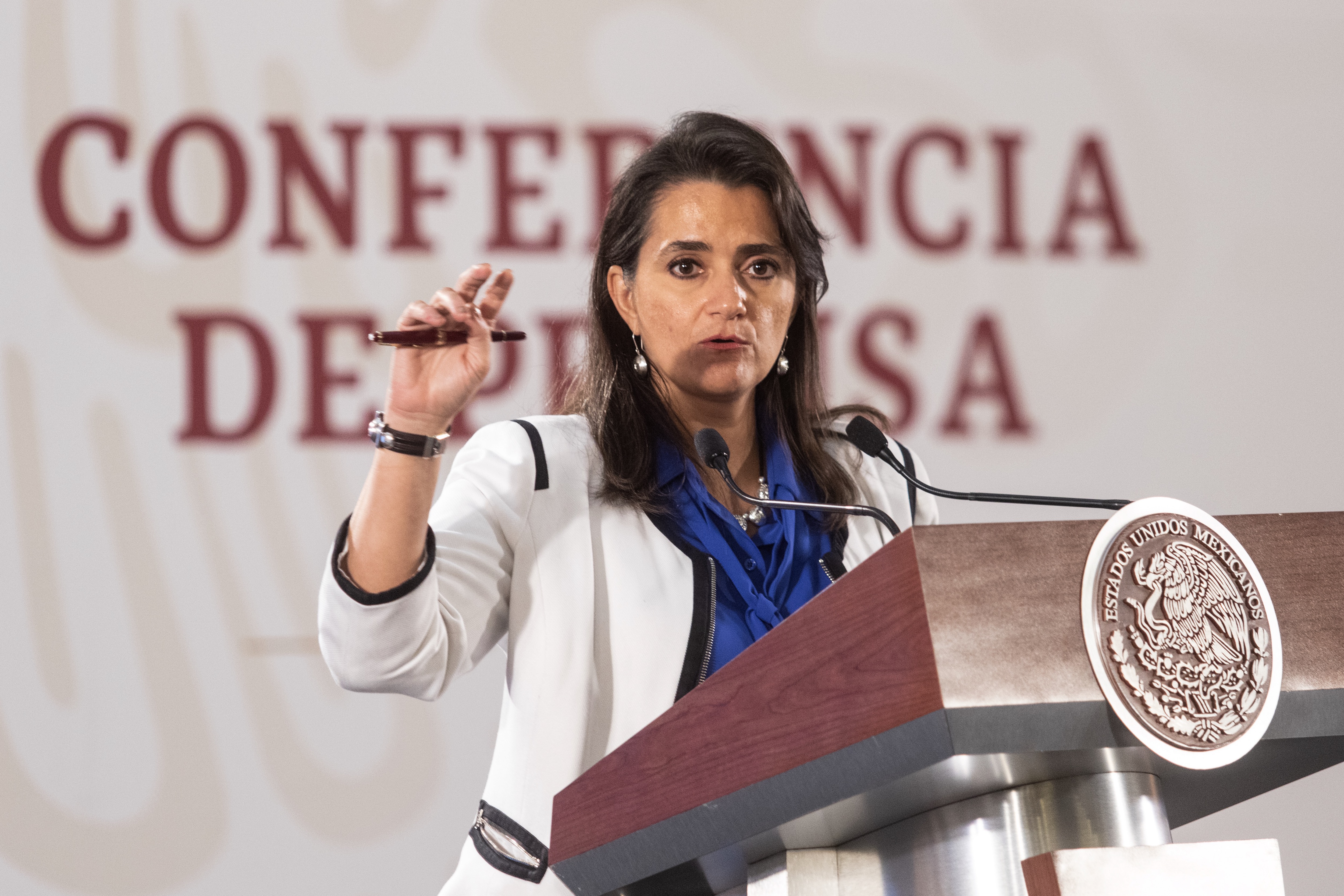 La ministra Margarita Ríos-Farjat fue la encargada de promover el proyecto (Foto: Cuartoscuro)