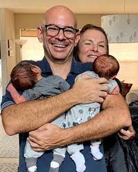Ricardo Morán junto a sus hijos, Emiliano y Catalina. (Instagram)