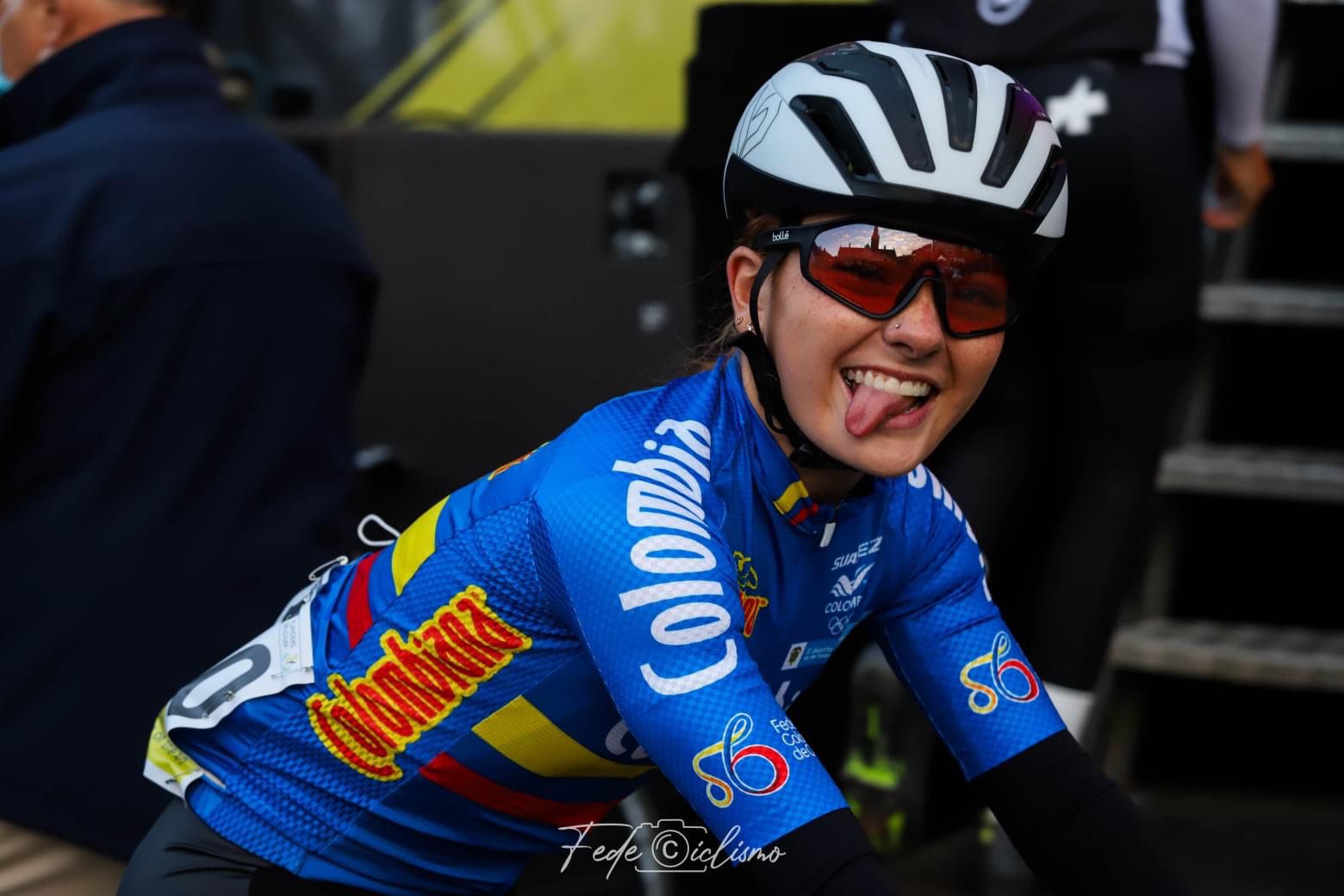 A sus 20 años ya representó a Colombia en un Mundial de Ciclismo de Ruta