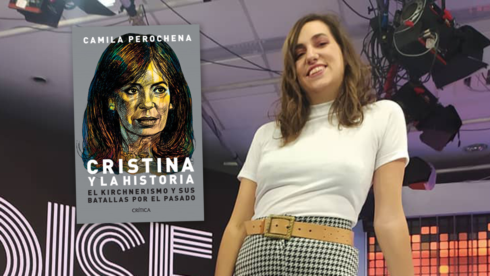 Camila Perochena y su libro "Cristina y la historia" (@camiperochena)
