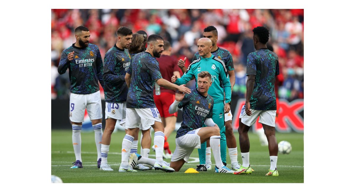 Real Madrid - Liverpool: los jugadores merengues en el trabajo precompetitivo (Foto: Reuters)