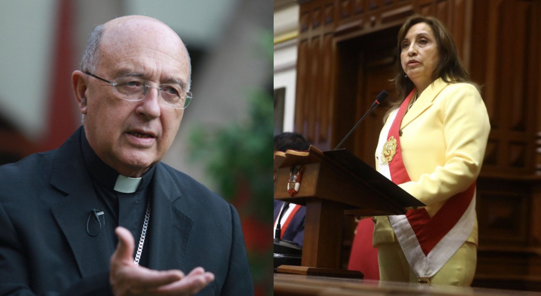 El cardenal Pedro Barreto habla sobre la presidenta Dina Boluarte.