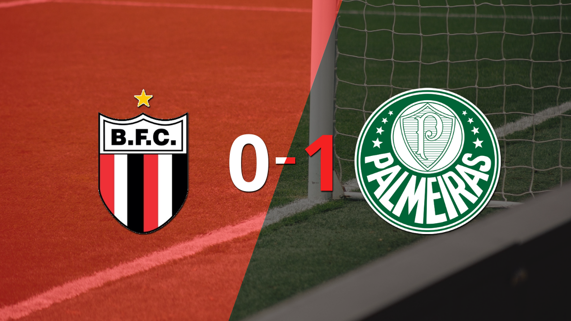 Palmeiras se impuso con lo justo ante Botafogo-SP