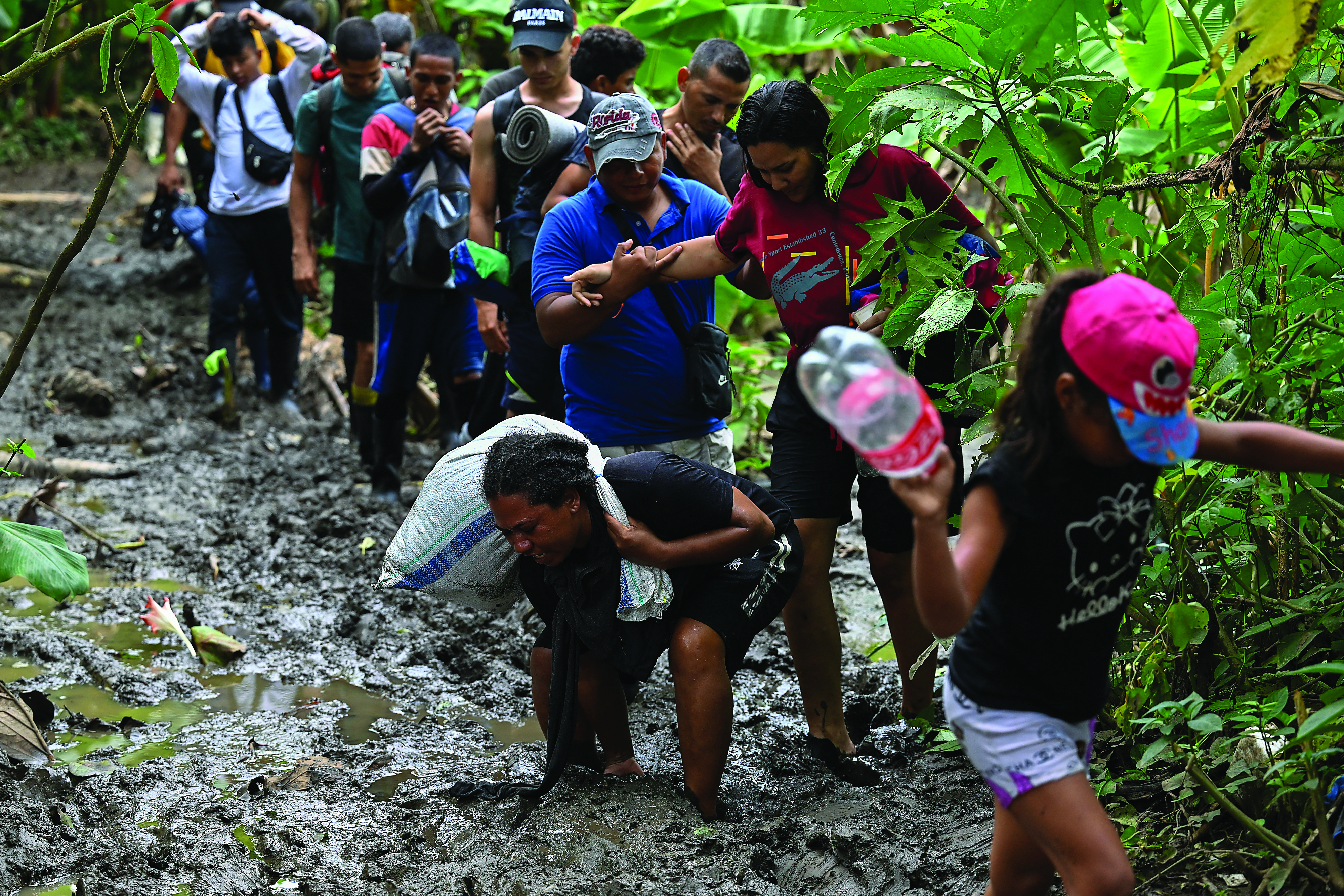 La crisis migratoria centroamericana esun problema pendiente para EE.UU y sus aliados en la región (AFP)